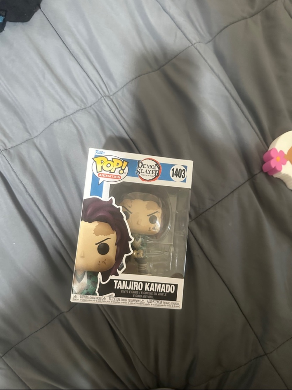 Funko Tanjiro Kamado Pop! Figure - Teal, Black & Purple Accents